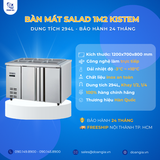  Bàn Mát Salad 1m2, Trực Tiếp 