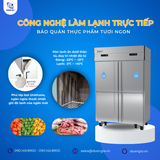  Tủ 2 Lạnh 2 Đông 4 Cánh, Trực Tiếp 