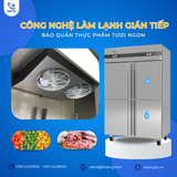  Tủ 2 Lạnh 2 Đông 4 Cánh, Gián Tiếp 