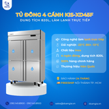  Tủ Đông 4 Cánh,Trực Tiếp 