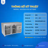  Tủ Bàn Mát Cánh Kính 1360MM, Gián Tiếp 