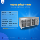  Tủ Bàn Mát Cánh Kính 1795MM. Gián Tiếp 