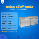  Tủ Bàn Mát Cao Cấp 1795MM, Gián Tiếp 