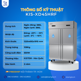  Tủ 2 Lạnh 2 Đông 4 Cánh, Trực Tiếp 