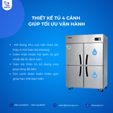  Tủ 2 Lạnh 2 Đông, Gián Tiếp 