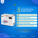  Tủ Trữ Đông Âm Sâu Cá Ngừ, Dung Tích 200L, Nhiệt Độ -50°C LASSELE LOC-251F 
