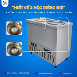  Tủ Giữ Lạnh Soup 2 Hộc 64L, Trực Tiếp 