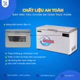  Tủ Trữ Đông Âm Sâu (Cá Ngừ), Dung Tích 400L, Âm 50°C LASSELE LOC-521F 