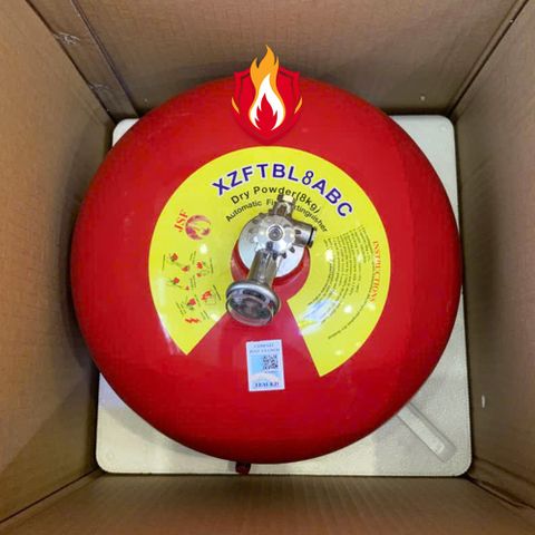 (Tem Kiểm Định) Bình cầu chữa cháy tự động ABC 8kg XZFTB8