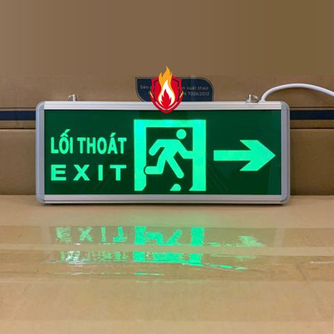Đèn Exit chỉ hướng (Tem kiểm định)