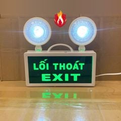 Đèn sự cố kết hợp Exit thoát hiểm (Tem kiểm định)