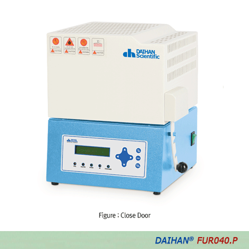 Lò nung sứ nha khoa mini DAIHAN™ 1.100℃ 0,4 Lít “FUR040.P”, kèm đĩa sợi gốm, buồng nung hình trụ Φ90×h65mm, dùng để tạo màu bên ngoài phục hình, thời gian gia nhiệt ngắn, cách nhiệt chất lượng cao: tấm sợi gốm