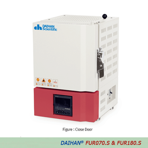Lò thiêu kết nha khoa DAIHAN FUR070.S và FUR180.S, cửa đóng