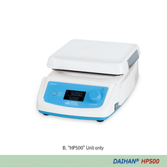 Bếp điện nhiệt độ cao DAIHAN HP500 - mặt gốm thuỷ tinh 200×200 mm, đến 500℃, điều khiển phản hồi kỹ thuật số núm Jog-Dial