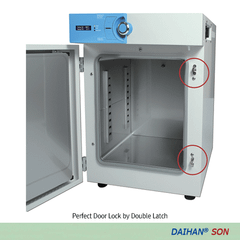 Tủ sấy đối lưu tự nhiên thông minh DAIHAN SON - 32/50/105/155 Lít, vùng gia nhiệt 3 mặt, bộ điều khiển Smart-Lab™ cảm ứng 4 inch, Fuzzy-PID, dịch vụ WiRe™, đến 230℃, ±0,5℃, có bản cửa sổ quan sát SON-W105/W155