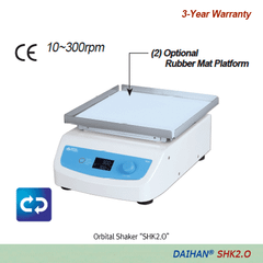Máy lắc kỹ thuật số cao cấp DAIHAN SHK2.O & SHK2.R - Bàn lắc 255x255mm, 10-300 vòng/phút