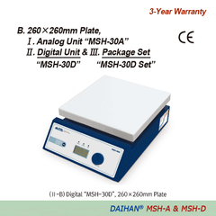 DAIHAN™ Máy khuấy từ gia nhiệt tiêu chuẩn 380℃ analog & kỹ thuật số 