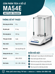 Cân phân tích Mettler Toledo MA54E