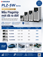 Tải Điện Tử DC Kikusui PLZ1205W: Giải Pháp Kiểm Tra Nguồn DC Công Suất Cao