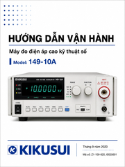 Kikusui 149-10A – Vôn Kế Kỹ Thuật Số Đo Điện Áp Cao Chính Xác