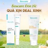  COMBO 1 BEUSCRUB Tẩy Tế Bào Chết Cho Da Mặt 100g + Kem Chấm hỗ trợ giảm mụn Sưng Viêm BEU ACNES PLUS 15g 