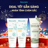 COMBO 2 BEUSCRUB Tẩy Tế Bào Chết Cho Da Mặt 100g + 1 BEUCLAY Mặt Nạ Đất Sét 70g  Skincare 