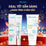  COMBO 1 BEUSCRUB Tẩy Tế Bào Chết Cho Da Mặt 100g + Kem Chấm hỗ trợ giảm mụn Sưng Viêm BEU ACNES PLUS 15g 