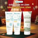  COMBO 2 BEUSCRUB Tẩy Tế Bào Chết Cho Da Mặt 100g + 1 BEUCLAY Mặt Nạ Đất Sét 70g  Skincare 