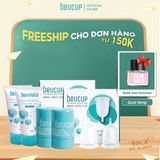  Combo 2 bộ Cốc nguyệt san Silicone y tế BeUCup - CNS002 