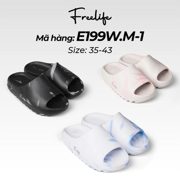  Dép Bánh Mì Nam Nữ Freelife EVA Êm Ái E199-1 