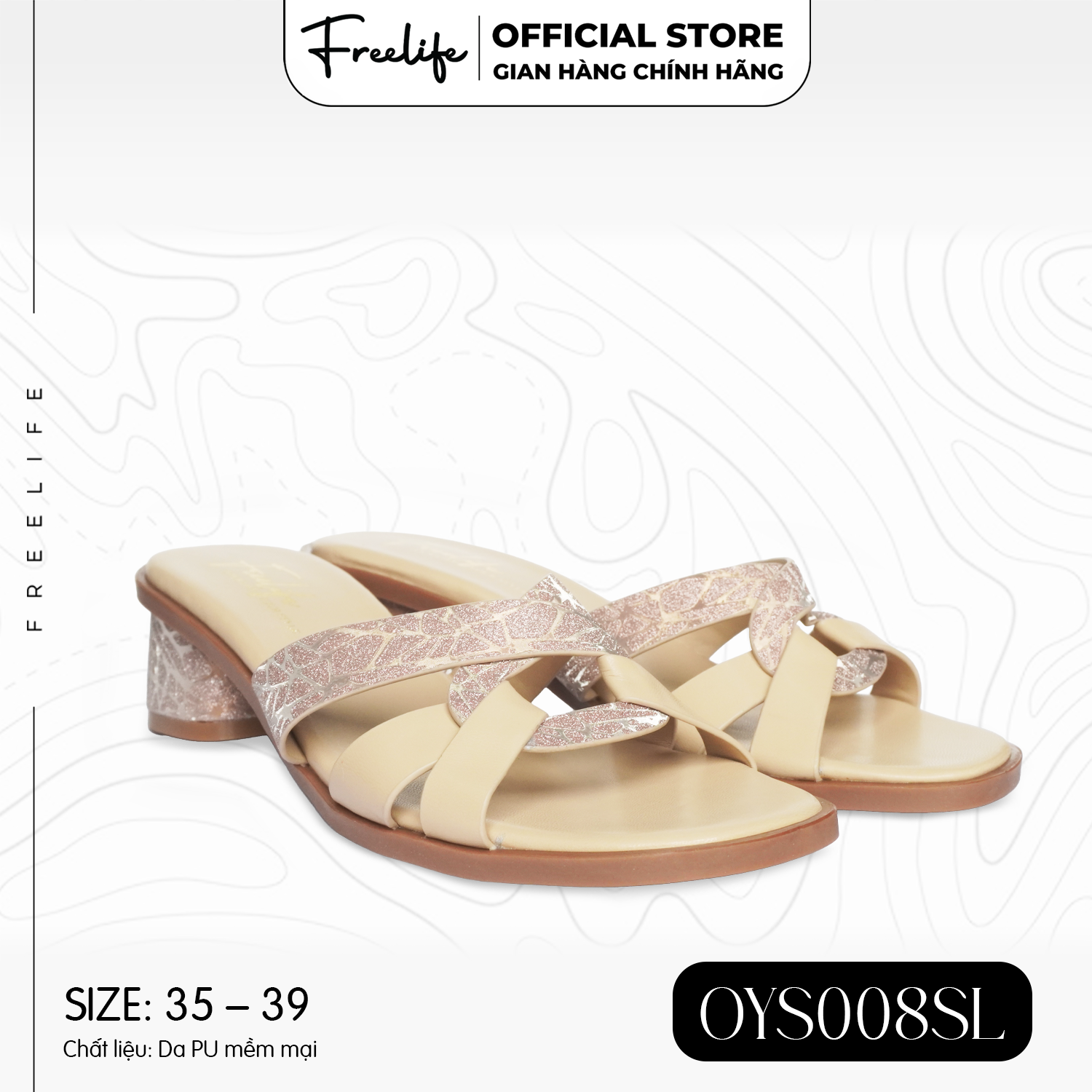  DÉP CAO GÓT KIM TUYẾN QUAI CHÉO - OYS008SL DW25010 