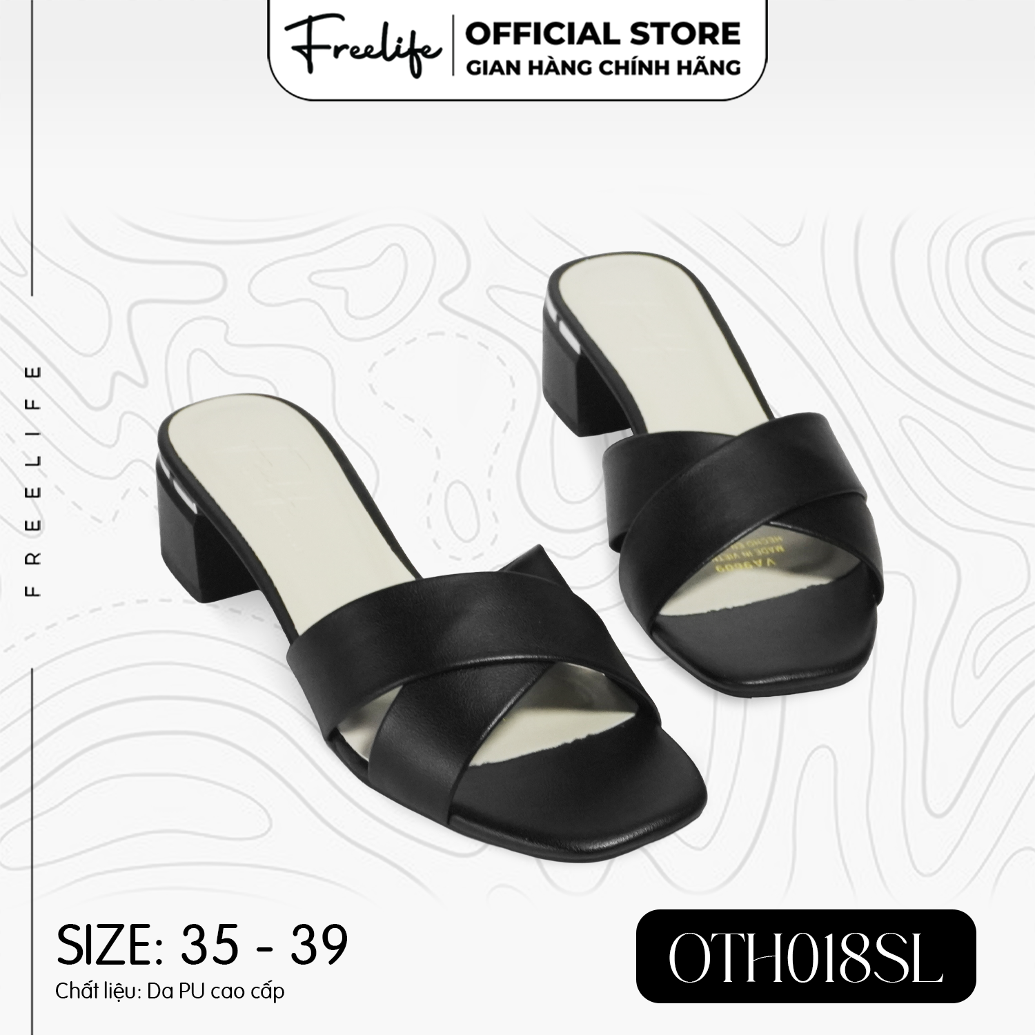  DÉP CAO GÓT NỮ QUAI BẢN TO BẮT CHÉO - OTH018SL-VA9609 