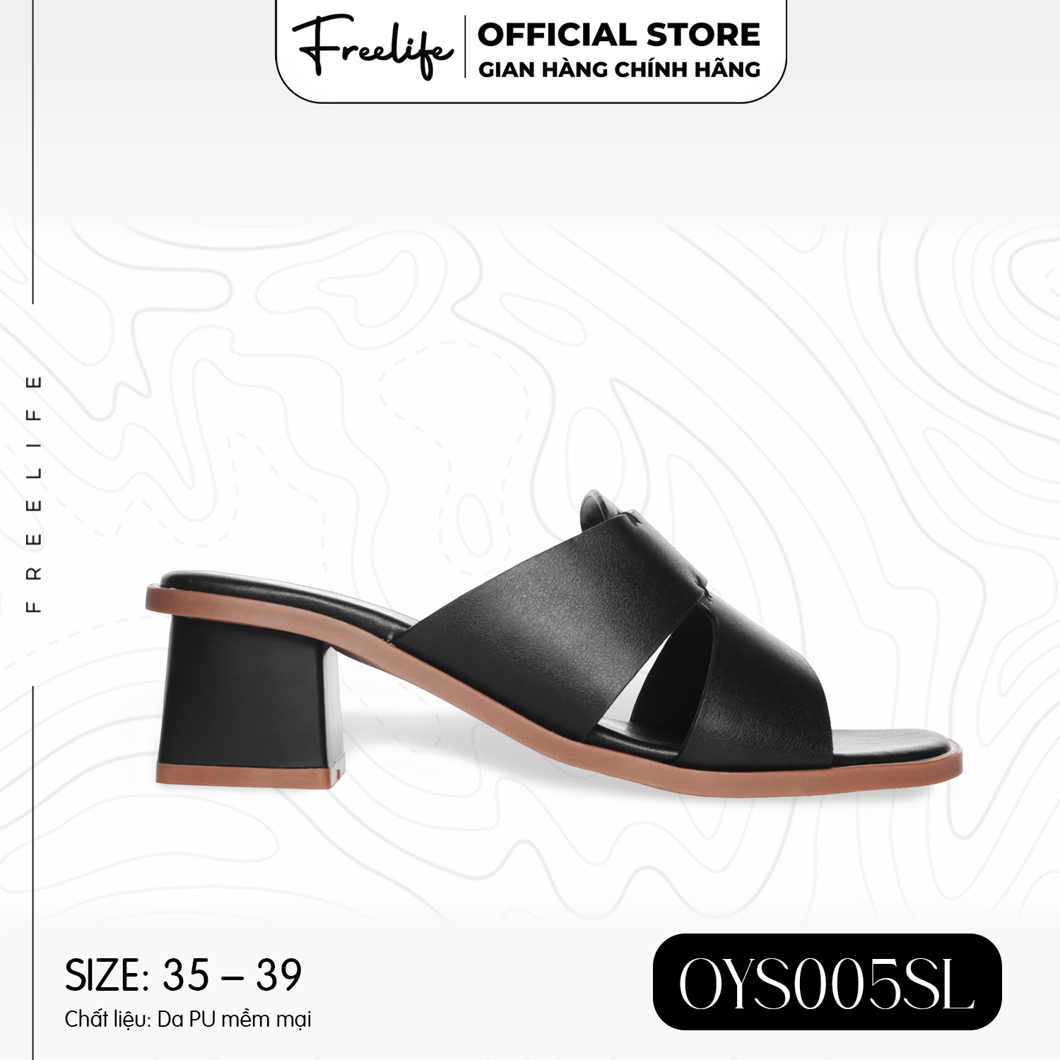  Dép Cao Gót 5cm OYS005SL - DW24023 