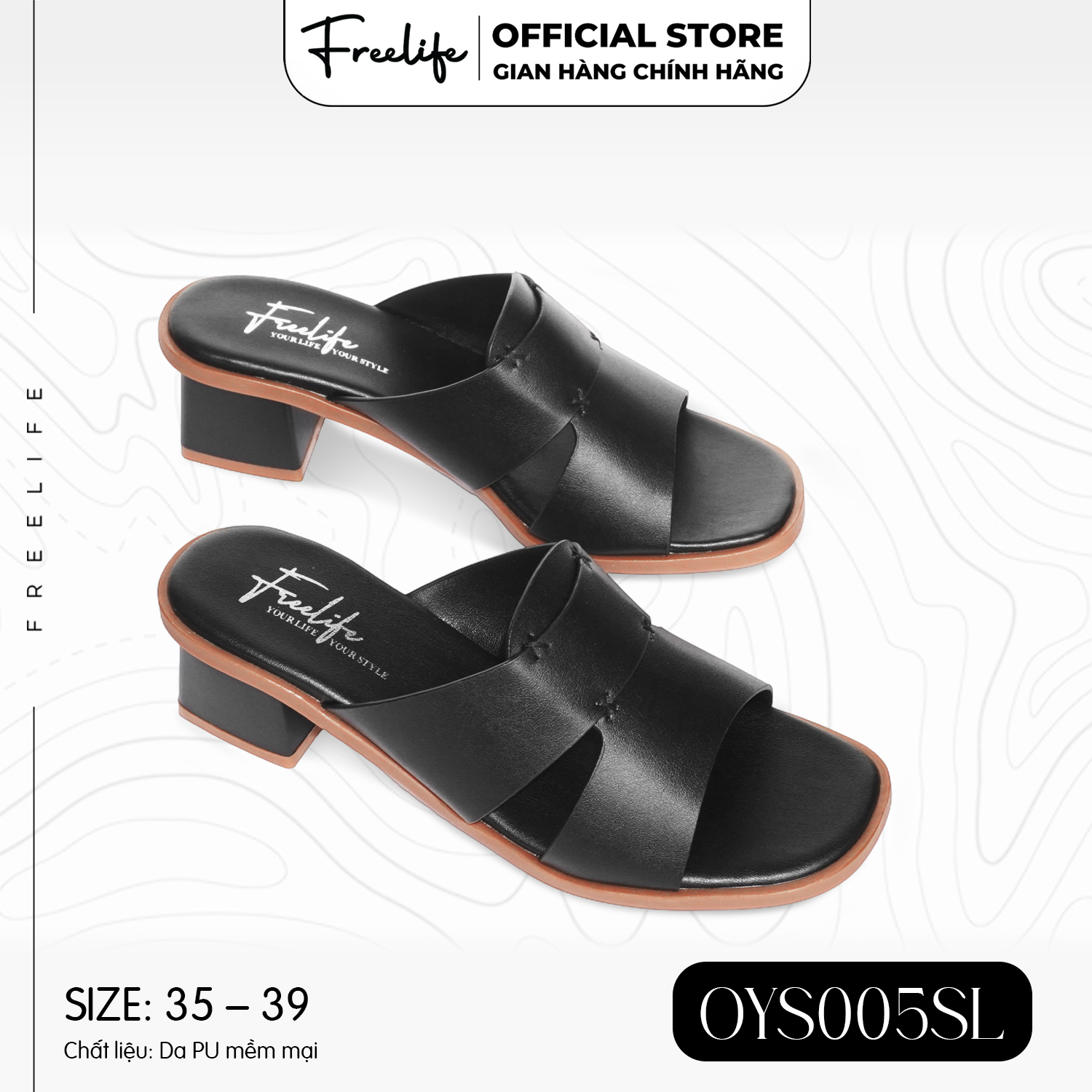  Dép Cao Gót 5cm OYS005SL - DW24023 