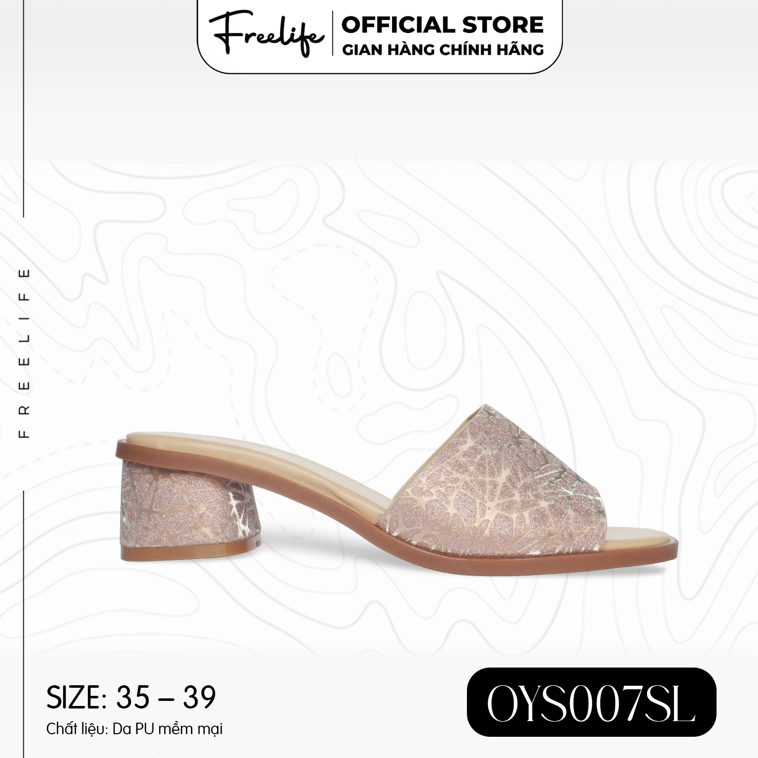  DÉP CAO GÓT KIM TUYẾN QUAI BẢN - OYS007SL DW25009 