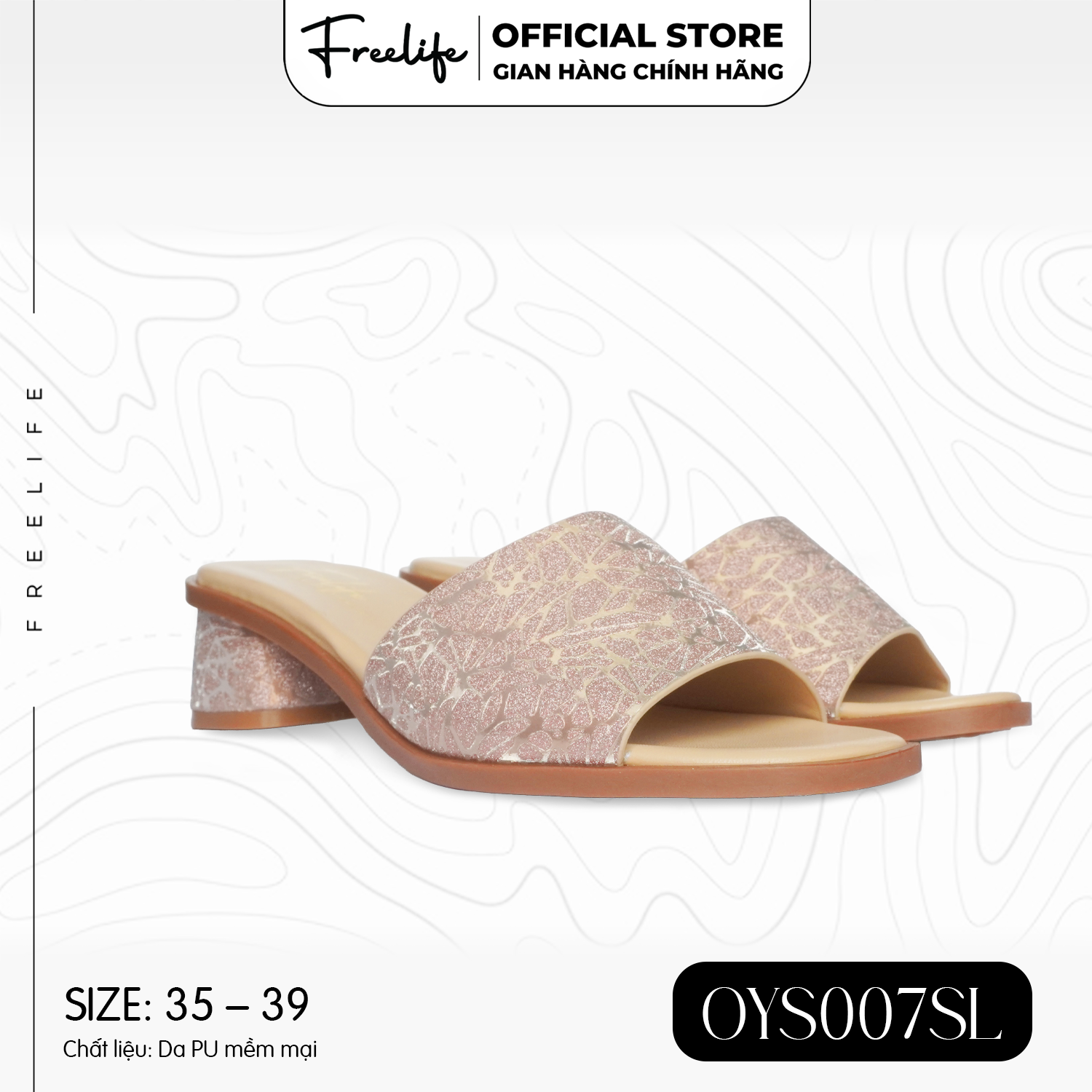  DÉP CAO GÓT KIM TUYẾN QUAI BẢN - OYS007SL DW25009 