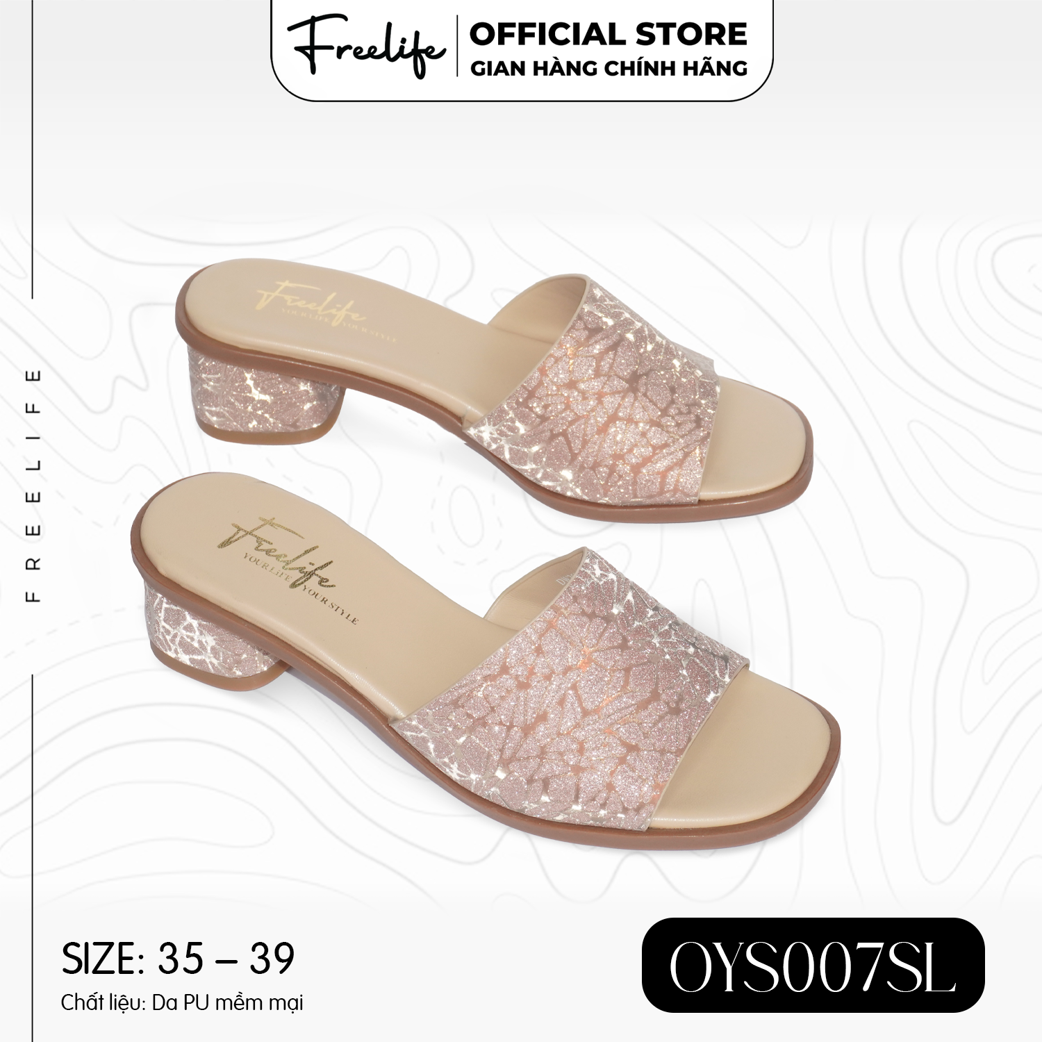  DÉP CAO GÓT KIM TUYẾN QUAI BẢN - OYS007SL DW25009 