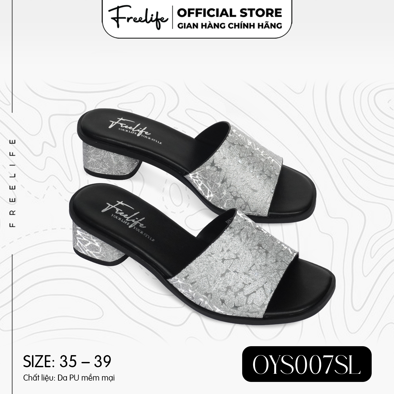  DÉP CAO GÓT KIM TUYẾN QUAI BẢN - OYS007SL DW25009 