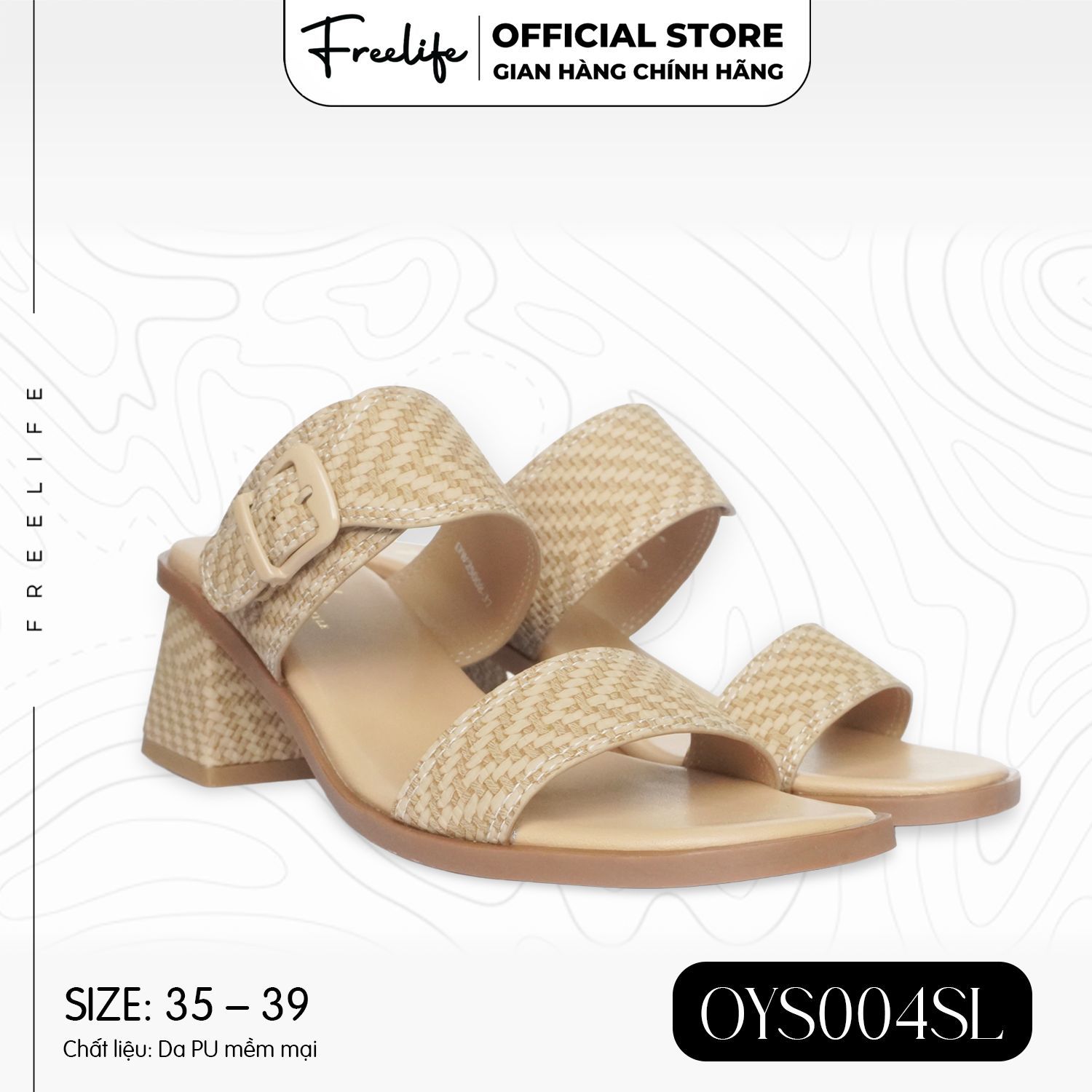  DÉP CAO GÓT NỮ 2 DÂY QUAI- OYS004SL DW25008 