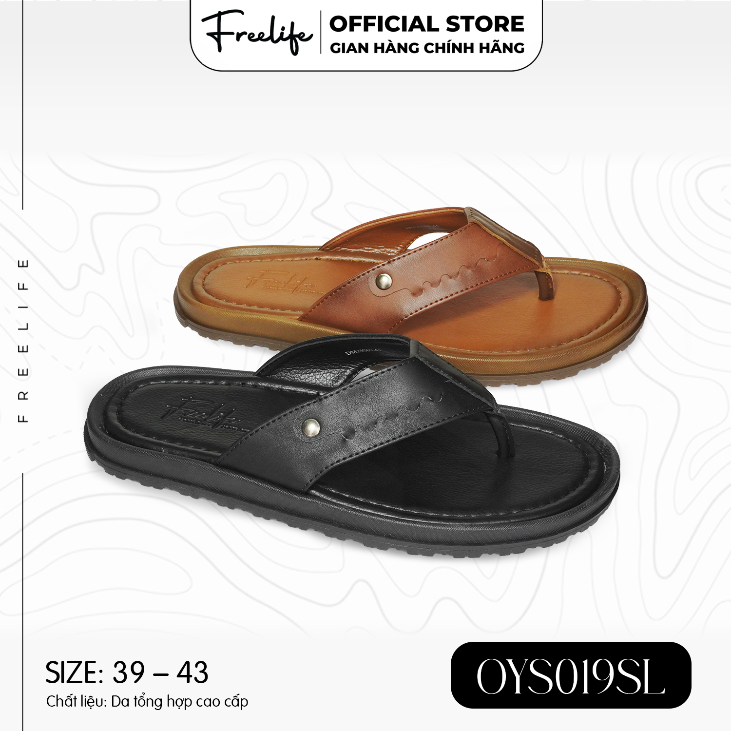  Dép Kẹp Da Quai Si OYS019SL - DM25009 