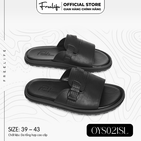  Dép Nam Quai Ngang Có Khóa - OYS021SL-DM25007 