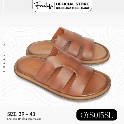  Dép Da Nam Quai Ngang Sống Giữa To OYS015SL - DM25005 