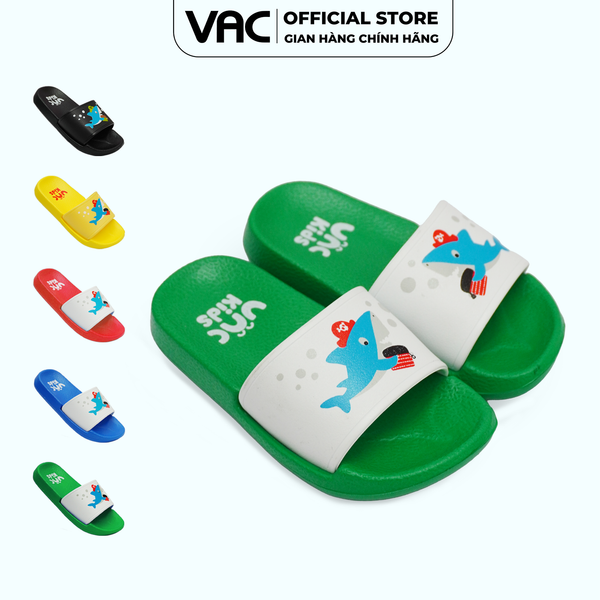  Dép Trẻ Em Trung Họa Tiết Cá Mập E148C-3A021 (Size 16 - 19) 