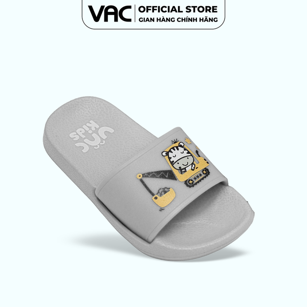  Dép Trẻ Em Đại Họa Tiết Xe Cẩu E148C-3A022 (Size 20 - 23) 