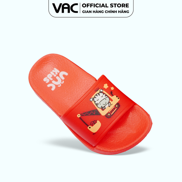  Dép Trẻ Em Nhí Họa Tiết Xe Cẩu E148C-3A022 (Size 13.5 - 15) 