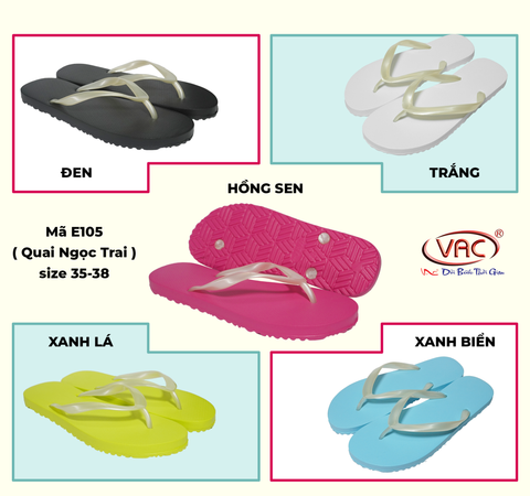  DÉP KẸP EVA NỮ E105 NGỌC TRAI 