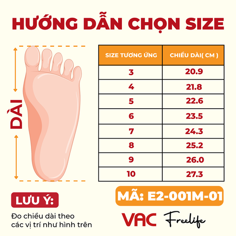  Giày Siêu Nhẹ Nam Freelife EVA 2 Màu E2-001M-01 