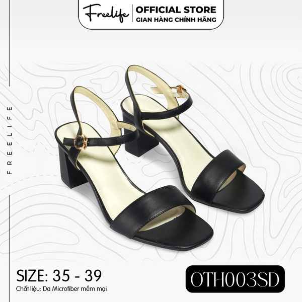  SANDAL NỮ QUAI NGANG ĐẾ VUÔNG 6P OTH003SD - VA9525 
