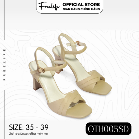  Giày Quai Hậu Cao Gót 8p OTH005SD - VA9562 