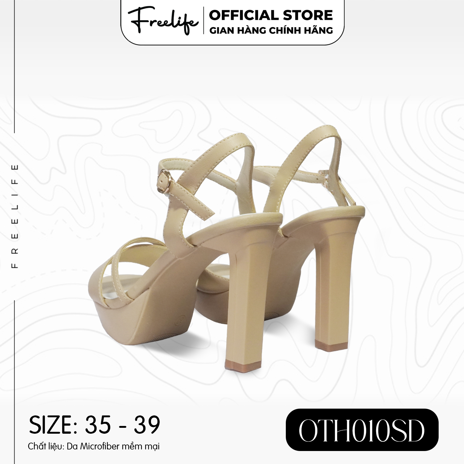  Giày Đế Xuồng 9cm OTH010SD - VA9484 